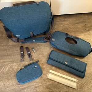 Grovia H.I.E. Diaper bag with extras